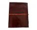 Handmade Medieval Renaissance Diary Leather Journal w/ Stone & Stiched Edges
